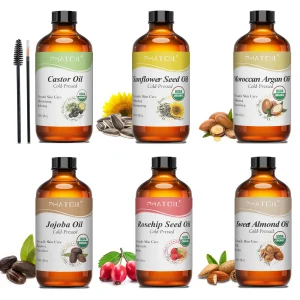 PHATOIL 118ml Organic Face Oil Natural Cold Pressed USDA Carrier Oils-