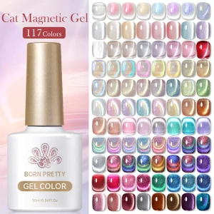 BORN PRETTY 117 Colors Cat Magnetic Gel Nail Polish.
