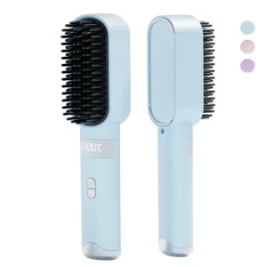 New Wireless Hair Straightener 140-200C° 3 Temp Settings Straight Hair Comb.
