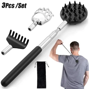 5PCS Back Scratcher Telescopic Scratching Massage Tool